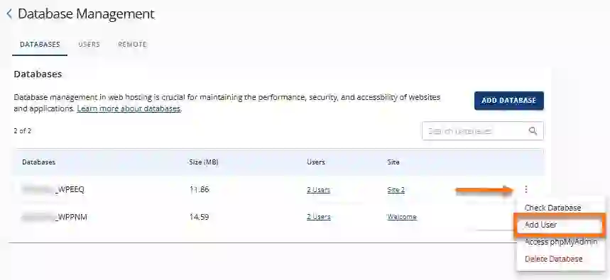 “Creating a MySQL database using cPanel MySQL Database Wizard”