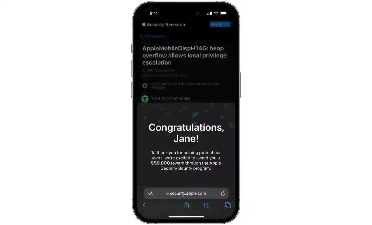 "Apple cybersecurity bug bounty program and ethical hacking rewards"