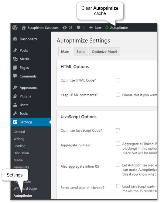 “WordPress cache plugins improving website speed and Google PageSpeed scores”
