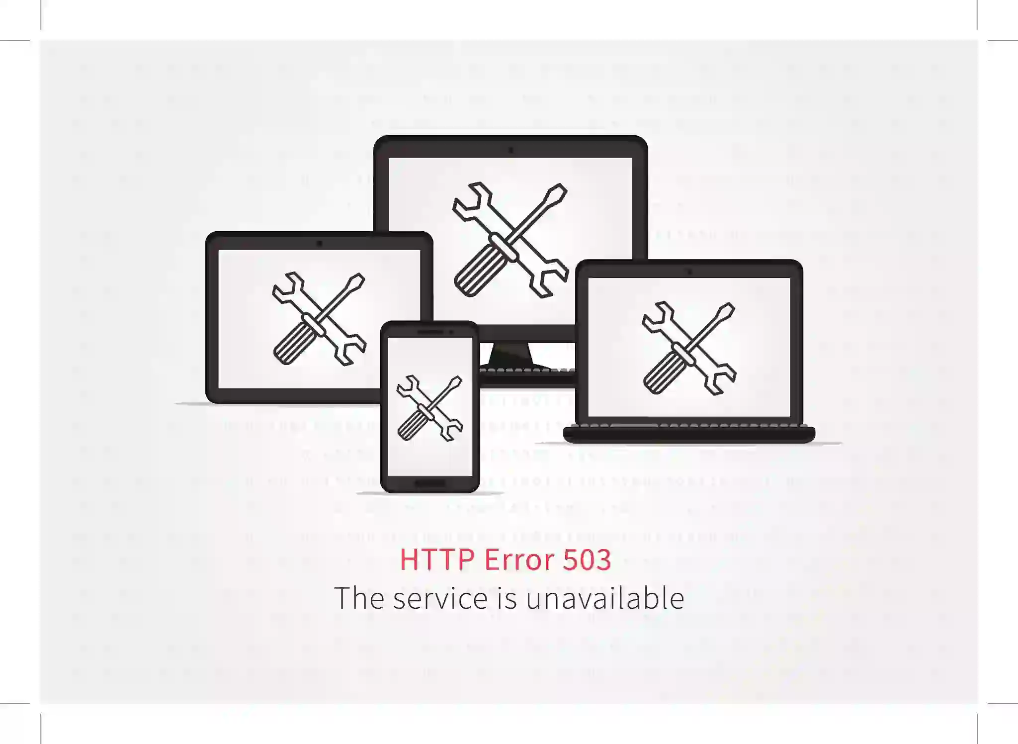 “503 Service Unavailable error on a web hosting server”