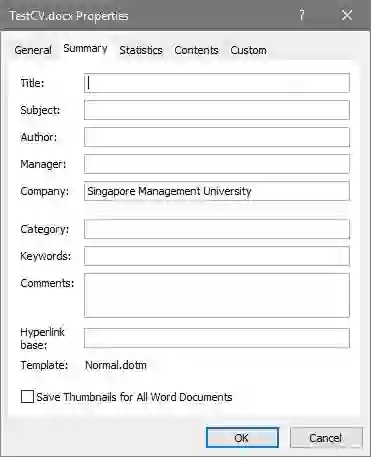 “Microsoft Word document properties and WordPress SEO publishing workflow”
