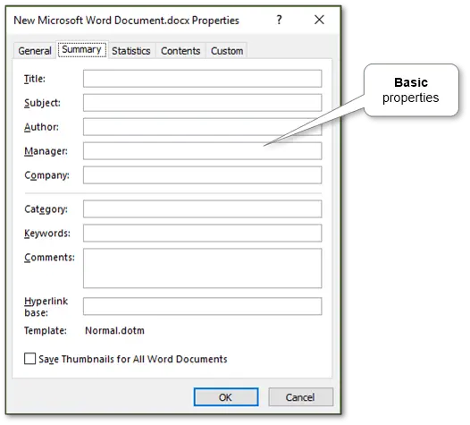 “Microsoft Word document properties and WordPress SEO publishing workflow”