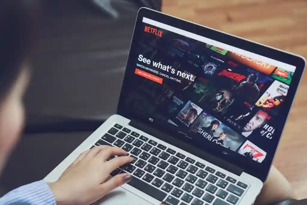 “Netflix streaming platform with original content, gaming, and AI recommendation systems”
