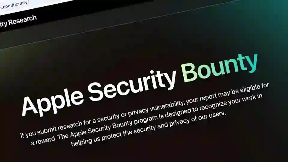 "Apple cybersecurity bug bounty program and ethical hacking rewards"