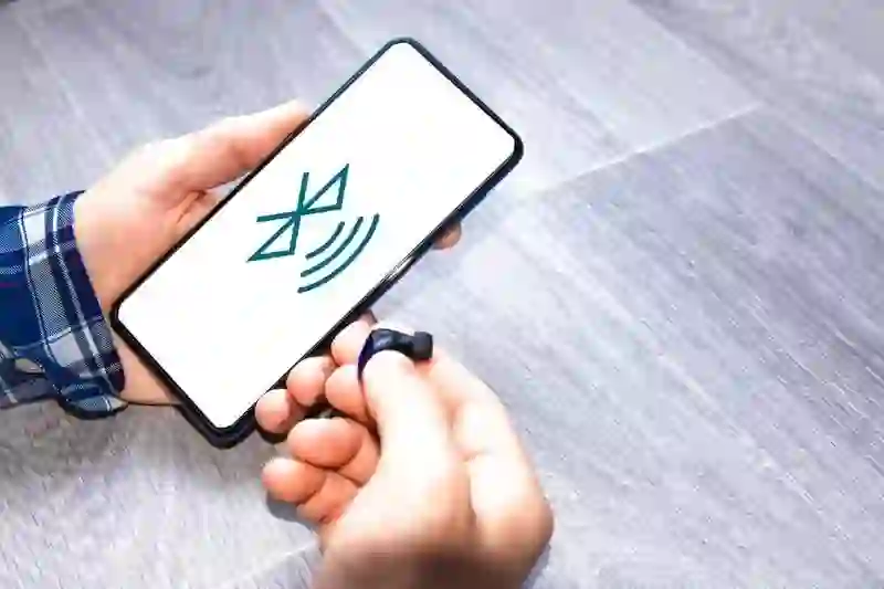 “Bluetooth devices connected wirelessly to smartphones, cars, and computers”