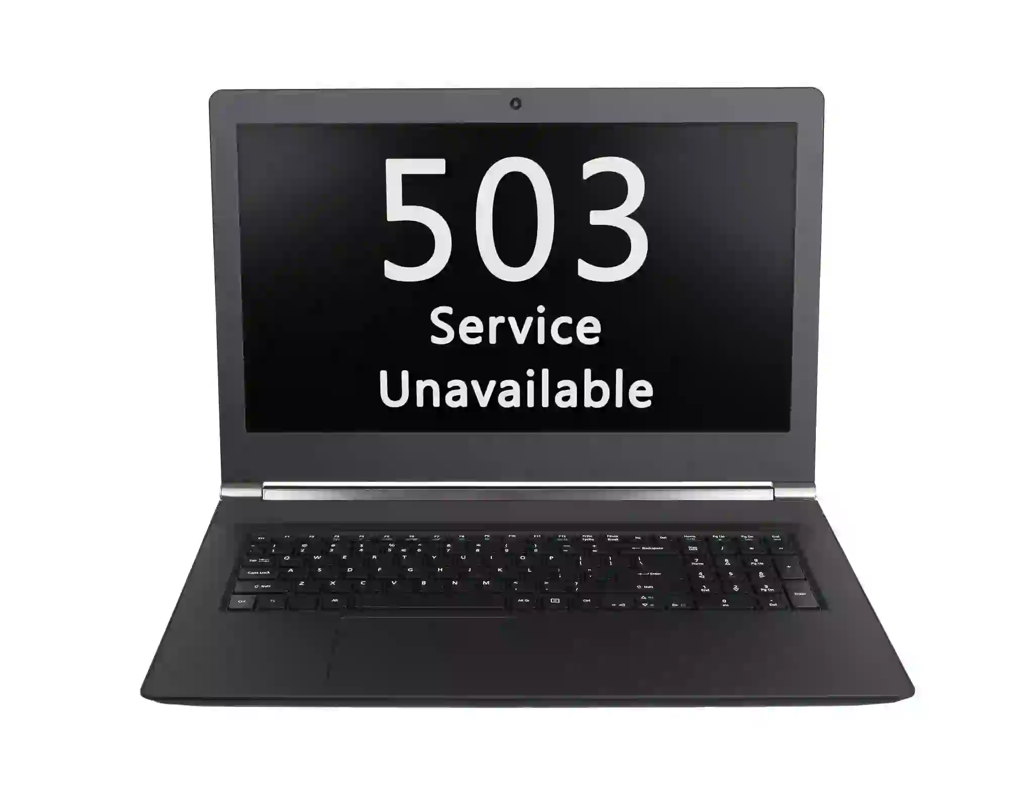 “503 Service Unavailable error on a web hosting server”