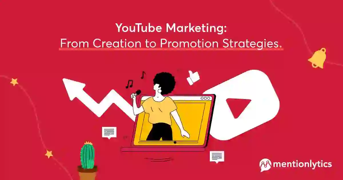 “YouTube subscriber growth and social media promotion concept”