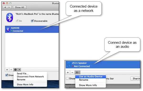“Connecting Bluetooth devices to a MacBook using macOS Bluetooth settings”