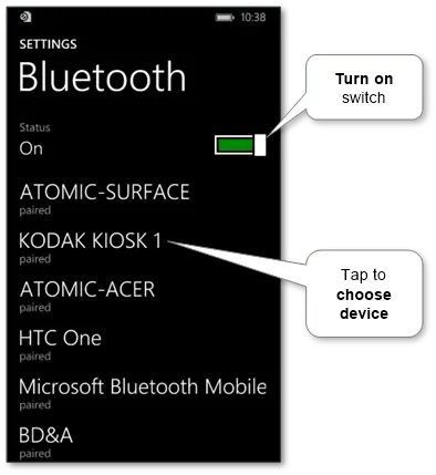 “Bluetooth pairing process on Android and iPhone smartphones”