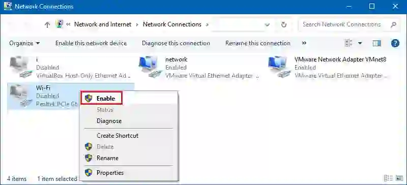 “Turning on Wi-Fi on a laptop using keyboard shortcut and wireless settings”