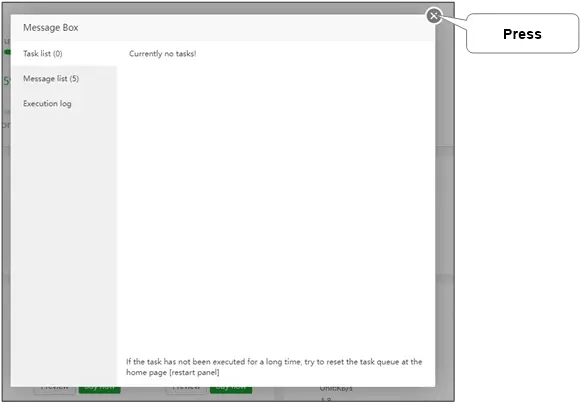 “WordPress installation and VPS server configuration dashboard”