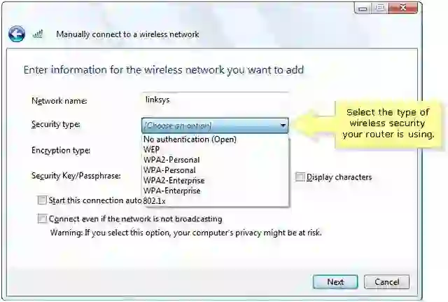 “Windows laptop connected to a wireless Wi-Fi network”
