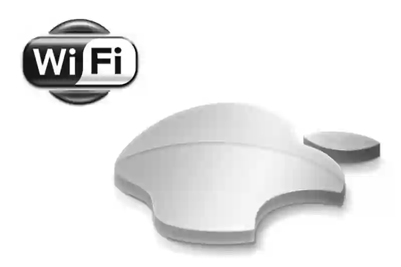 “MacBook connected to a wireless Wi-Fi network using macOS settings”