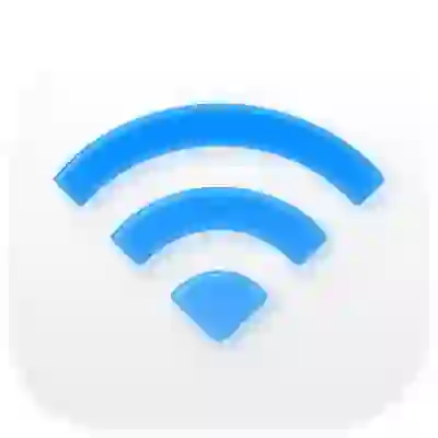 “MacBook connected to a wireless Wi-Fi network using macOS settings”