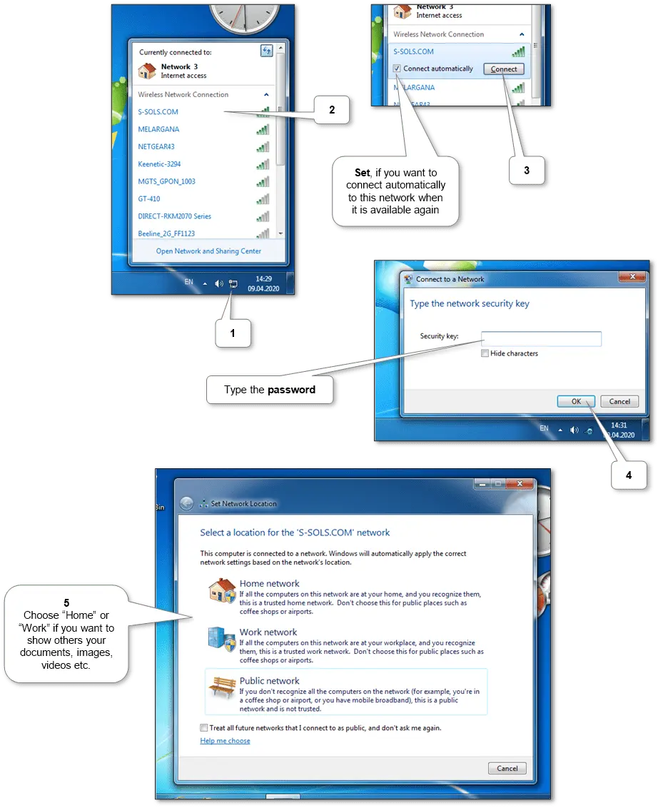 “Windows laptop connected to a wireless Wi-Fi network”