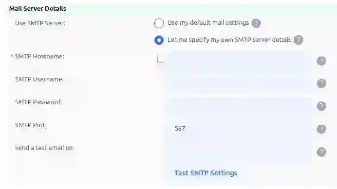 “Self-hosted email server setup with DNS and SMTP configuration”
