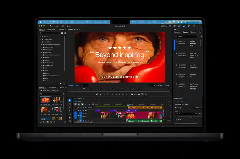 “Apple M5 chip inside a MacBook Pro showing advanced AI and GPU technology”