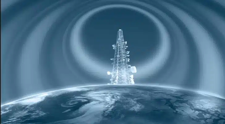 “NASA Deep Space Optical Communications system transmitting laser data through space”