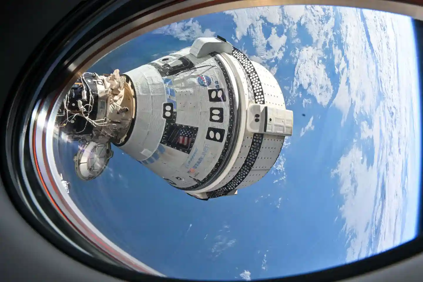 “NASA astronauts aboard the International Space Station during delayed return mission”