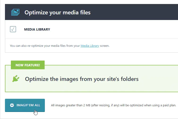 “Imagify WordPress plugin optimizing website images for faster loading speed”