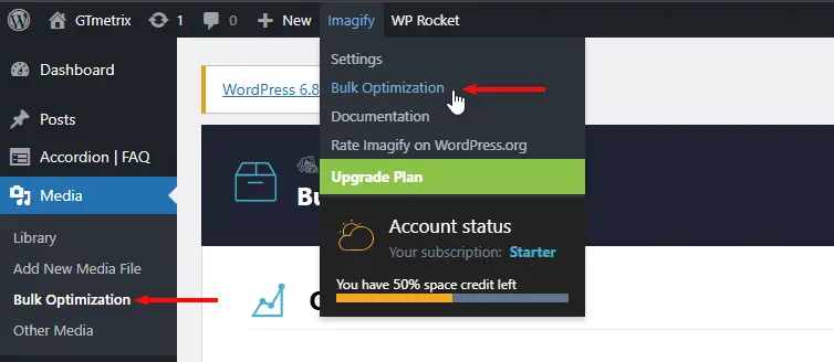 “Imagify WordPress plugin optimizing website images for faster loading speed”