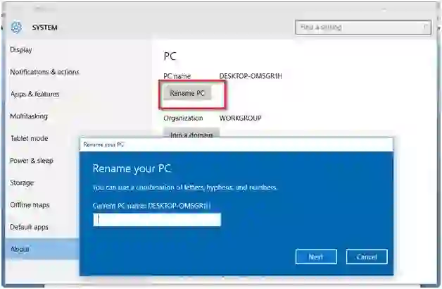 “Changing the computer name on Windows and Mac operating systems”