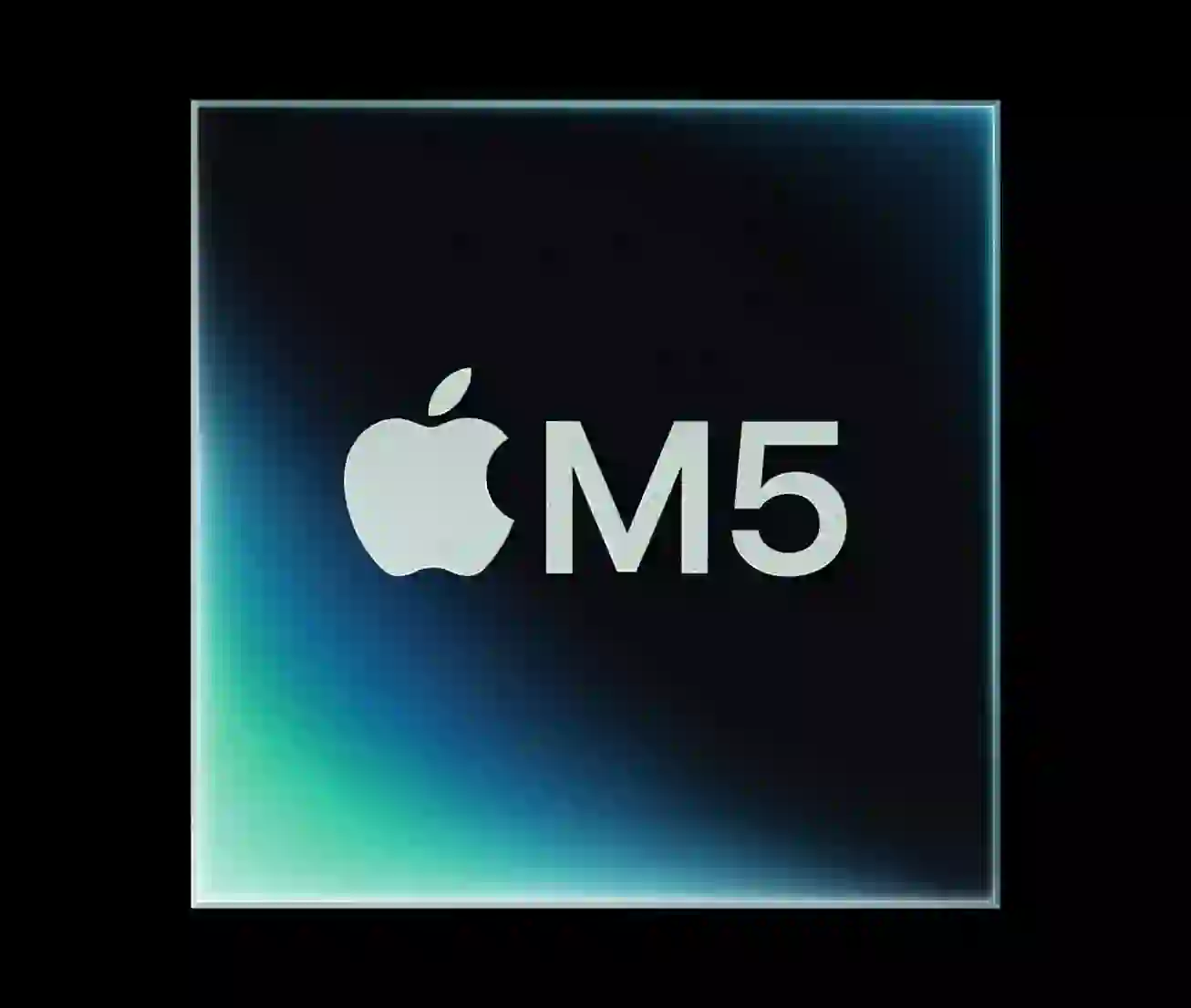 “Apple M5 chip inside a MacBook Pro showing advanced AI and GPU technology”
