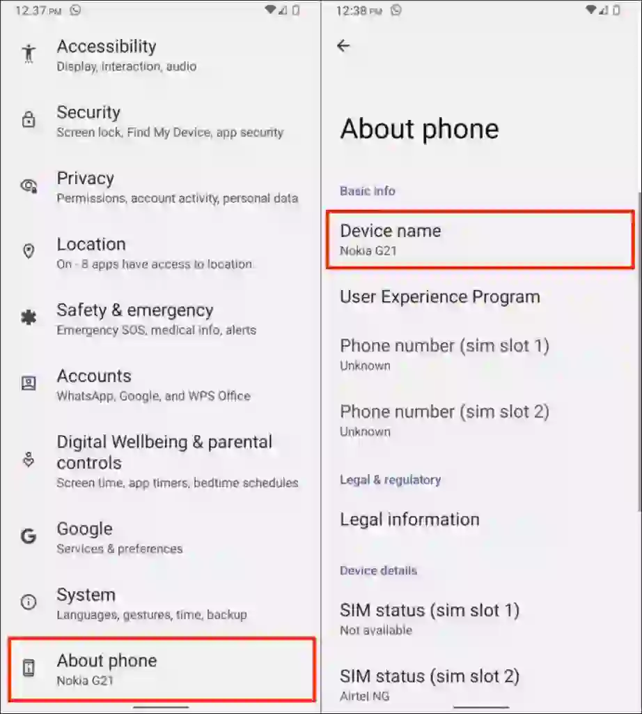 “How to change device name on smartphones and tablets”