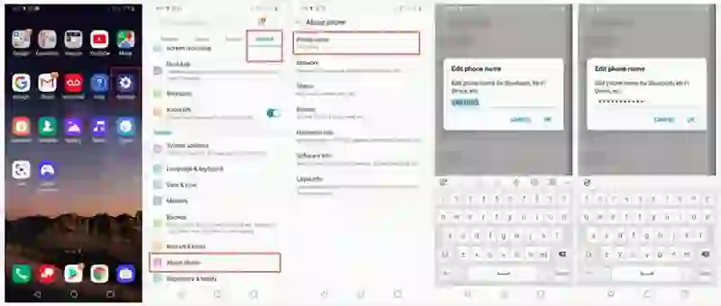 “How to change device name on smartphones and tablets”
