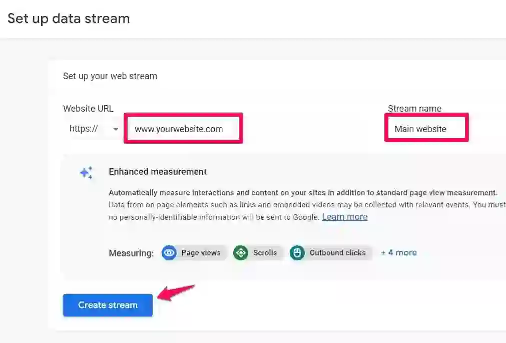 “Google Analytics 4 integrated with AMP pages in WordPress”