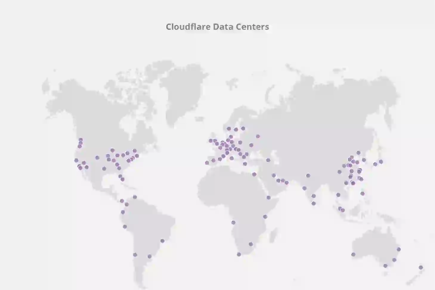 “Cloudflare global network infrastructure and internet outage visualization”
