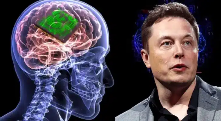 “Futuristic Neuralink brain implant technology enabling mind-controlled digital interaction”