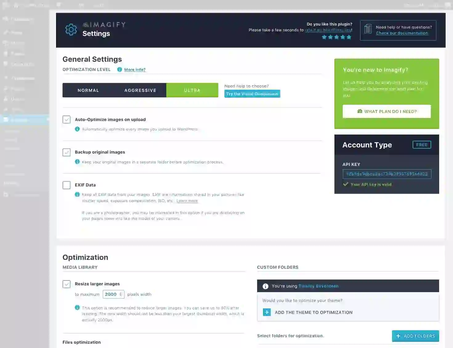 “Imagify WordPress plugin optimizing website images for faster loading speed”