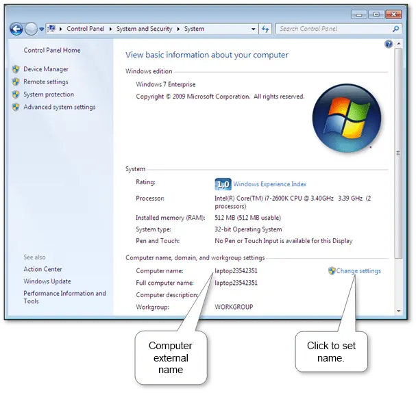 “Changing the computer name on Windows and Mac operating systems”