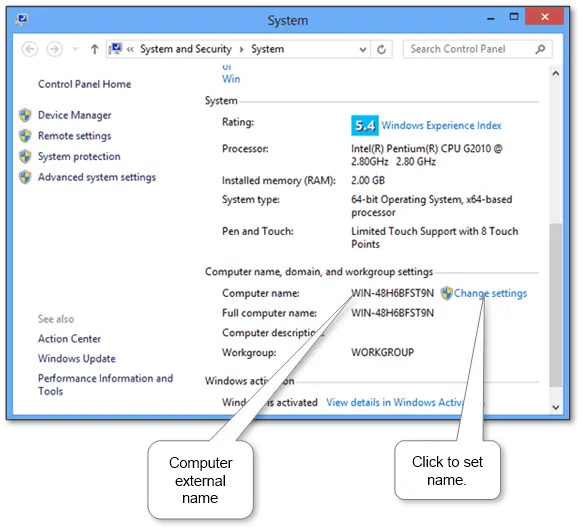 “Changing the computer name on Windows and Mac operating systems”