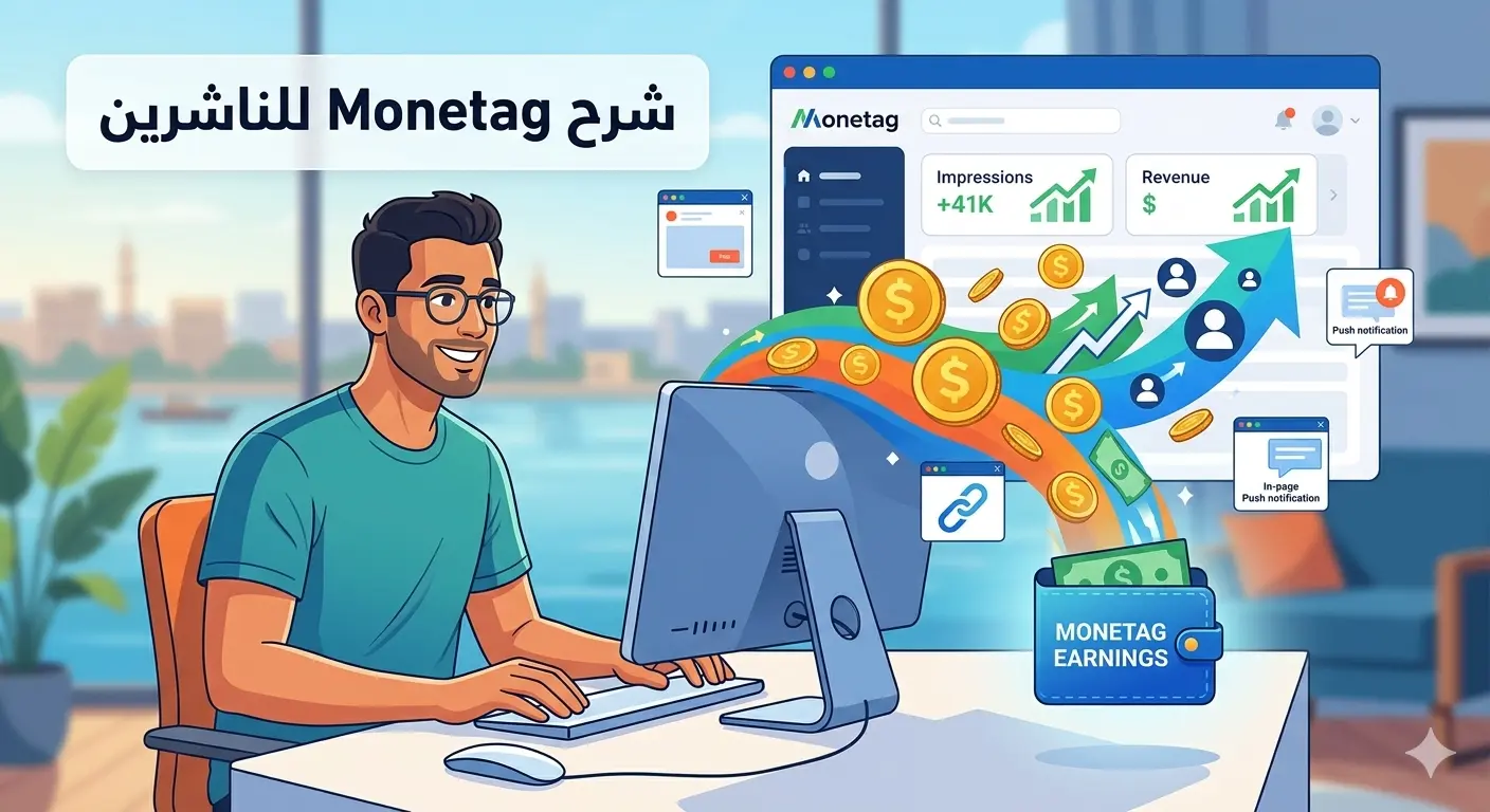 blogger earning money online through ads and website traffic