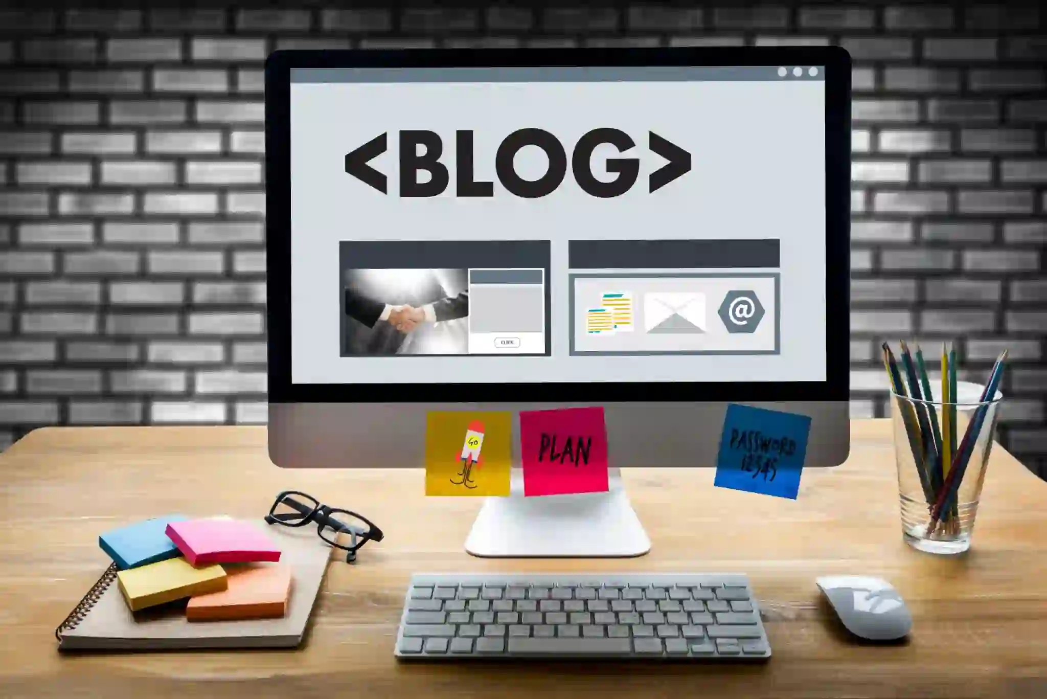 “Beginner setting up a WordPress blog and creating online content”