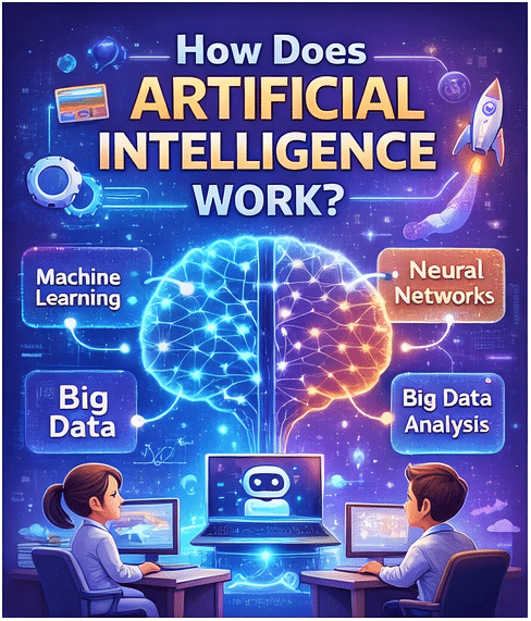 “Artificial intelligence concept with neural networks and futuristic digital technology”