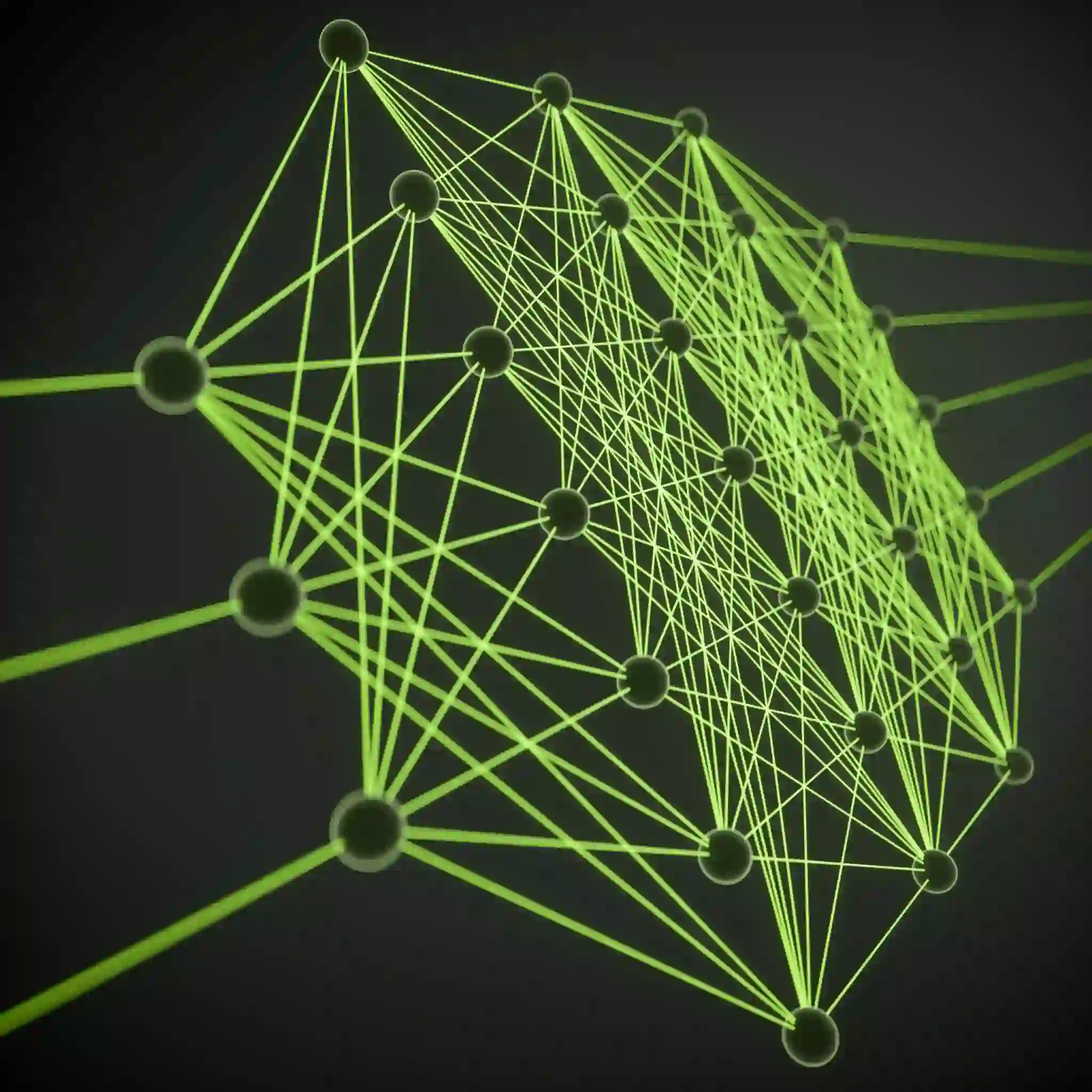 “Artificial intelligence concept with neural networks and futuristic digital technology”