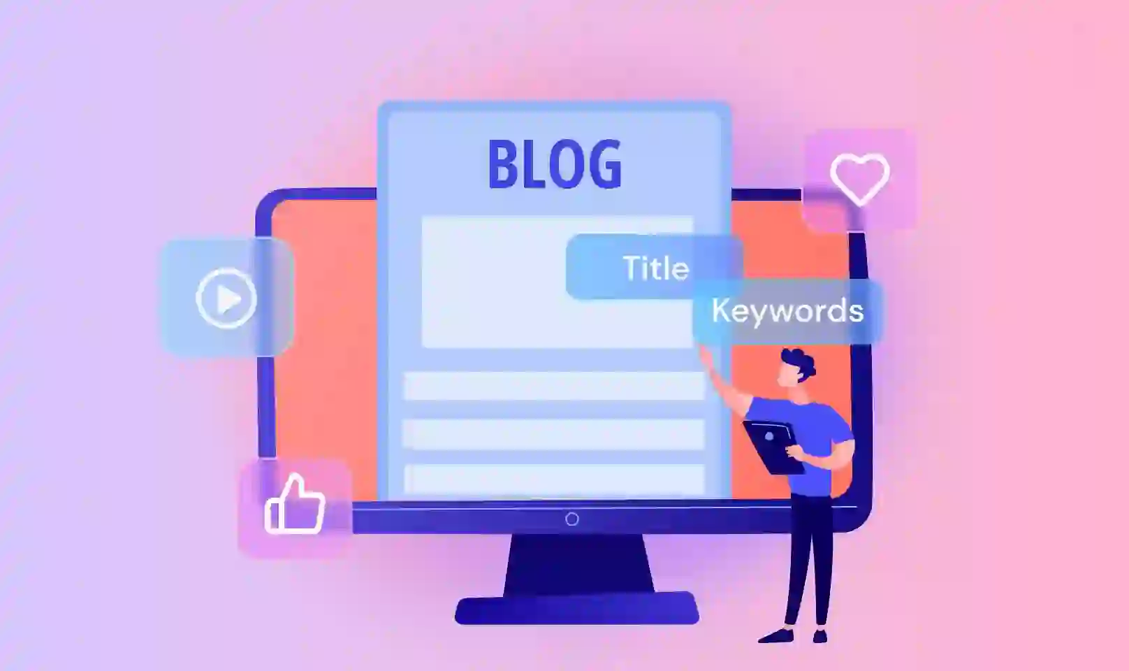 “SEO content writer optimizing blog articles for search engines and organic traffic”