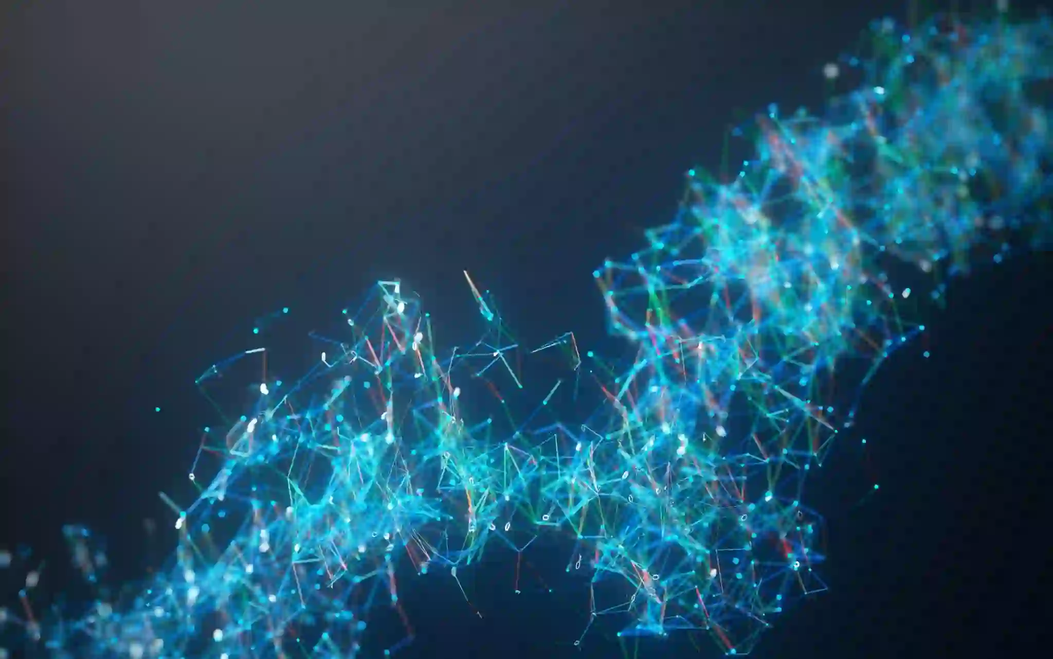 “Artificial intelligence concept with neural networks and futuristic digital technology”