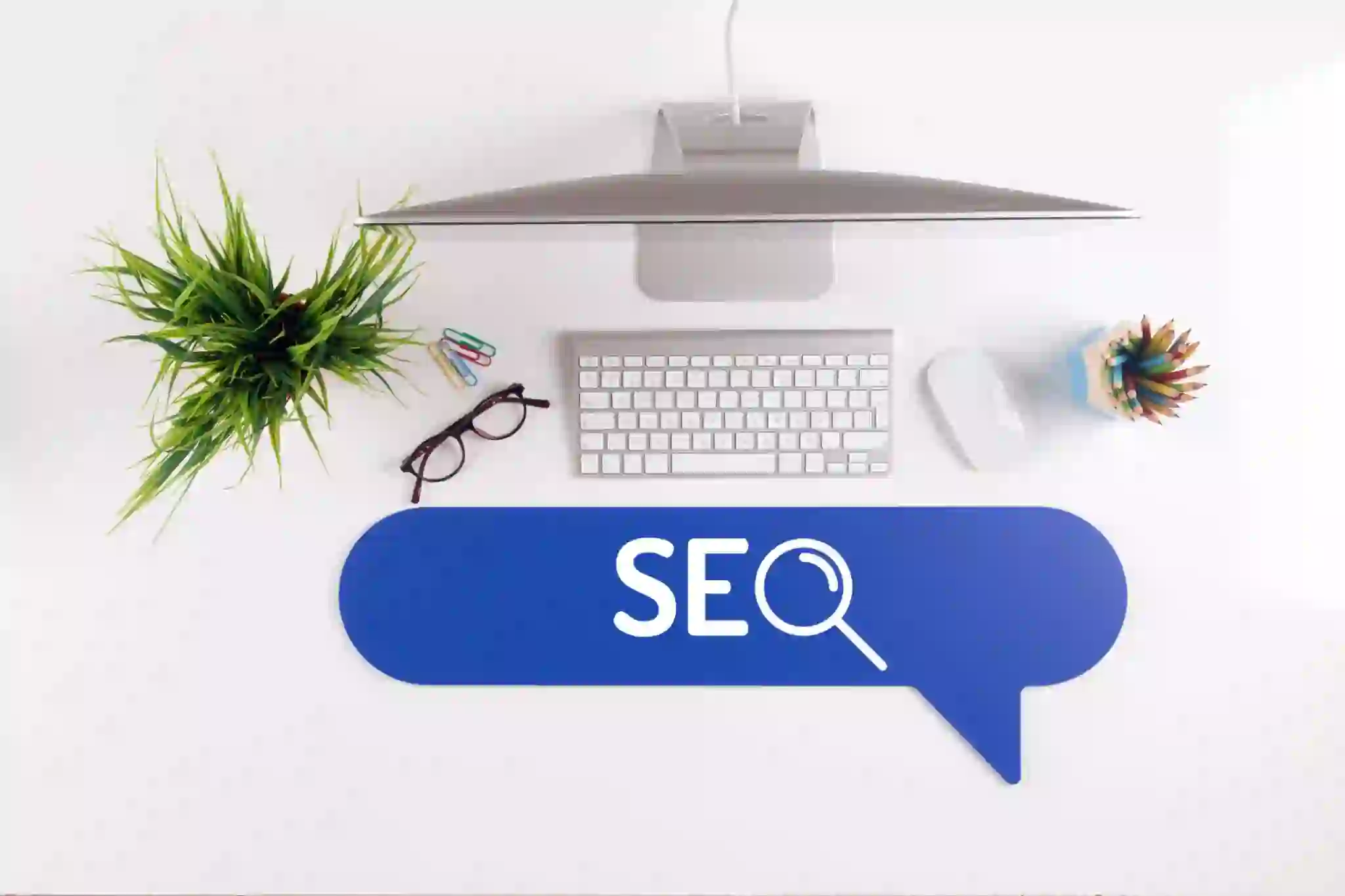 “Search engine optimization concept showing website rankings and organic traffic growth”