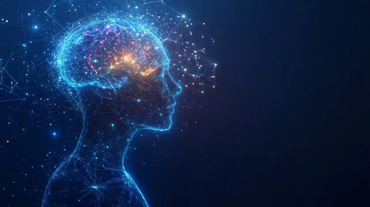 “Artificial intelligence concept with neural networks and futuristic digital technology”