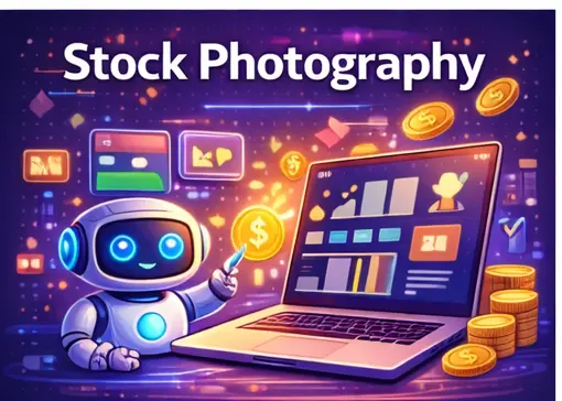make passive income selling stock photos online photography marketplace concept