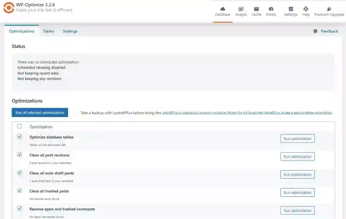 “Best WordPress Database Optimization Plugins”